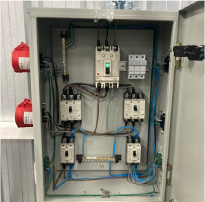 ผลงานระบบตู้คอนโทรล  Wiring Cable Control